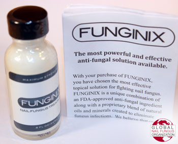 Funginix bottle and instructions