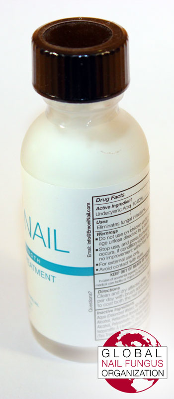 Side View of EmoniNail Bottle
